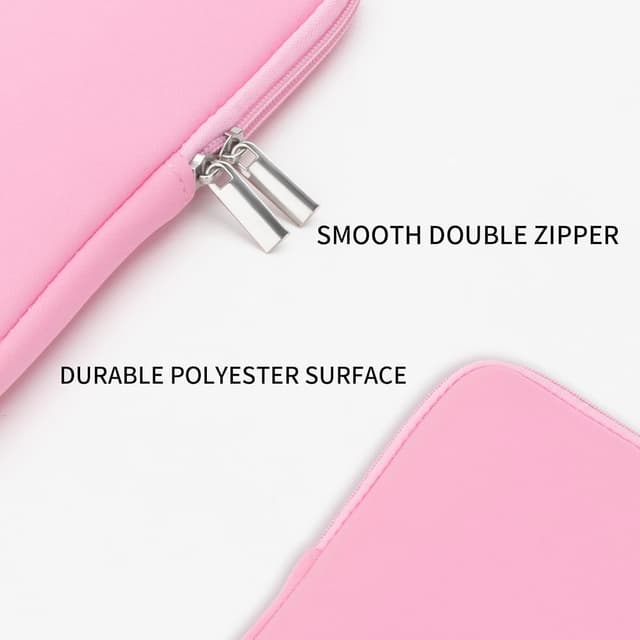 Detalle de RAINYEAR laptop sleeve 14 inch pink