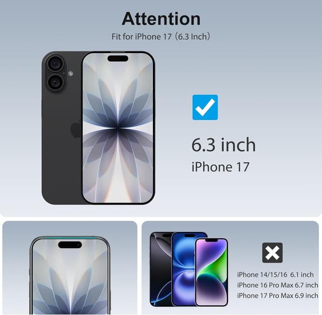 Detalle 1 de SPARIN iPhone 17 Panzer Glas 9H