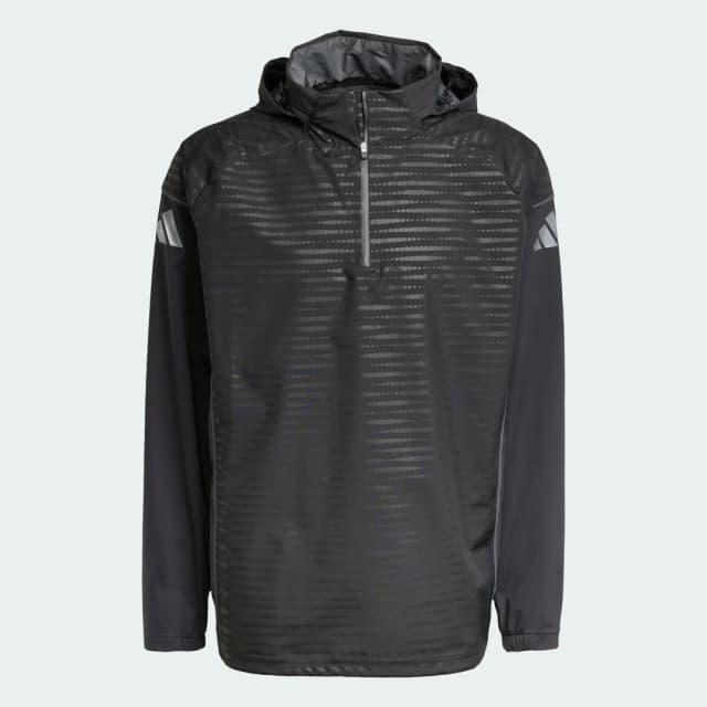 Detalle 2 de Sudadera impermeable Adidas Tiro 25 Pro negra