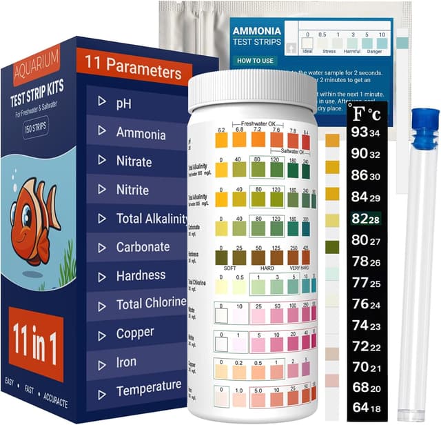 Imagen de 11-in-1 Aquarium Teststreifen 150 Stücke en OfertitasTOP