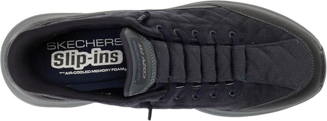 Detalle 2 de Skechers Tenis Contour Foam para Hombre en azul marino (8 UK / 42 EU): comodidad “manos libres” con Contour Foam
