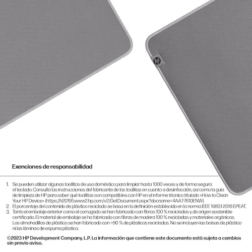 Thumbnail 6 de HP 200 alfombrilla de mesa desinfectable gris