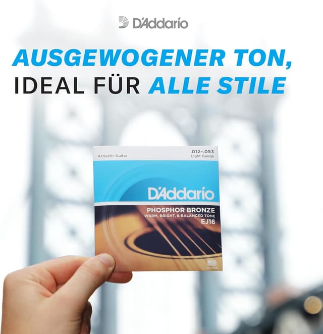 Thumbnail 2 de D'Addario EJ15 Phosphorbronze Saiten 10-47