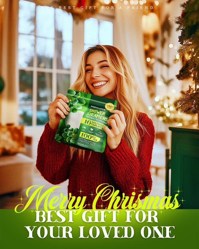 Thumbnail 6 de POPCHOSE Shower Steamers Aromatherapy (16 Pack) — Eucalyptus Essential Oil for Quick Nasal Relief