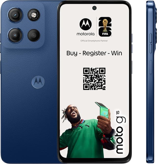 Detalle de Motorola Moto g15 256 GB, 6,72" FHD+ y 50 MP