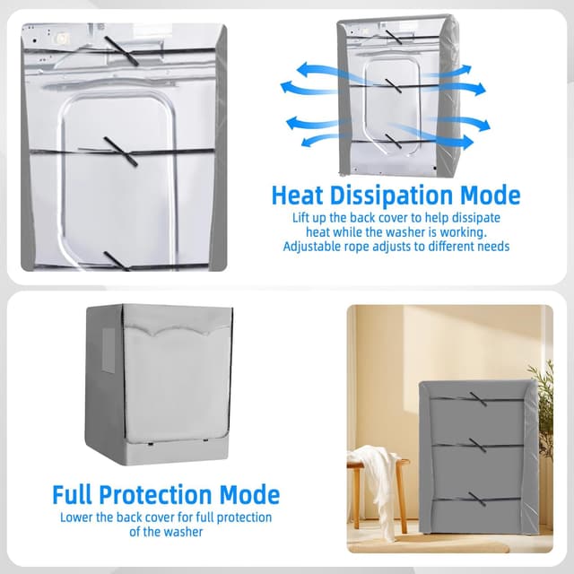 Thumbnail 5 de Toaren Funda Lavadora Exterior Impermeable
