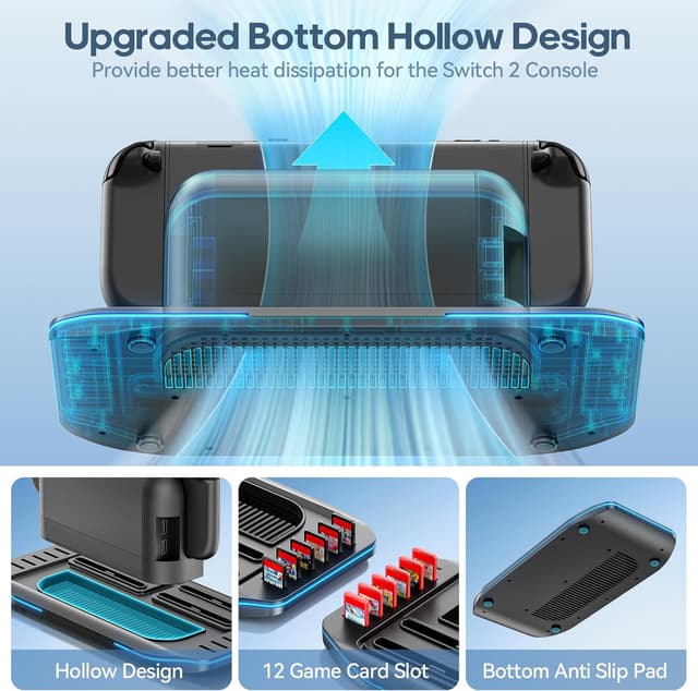 Detalle 1 de Switch 2 Ladestation JoyCon 4 in 1