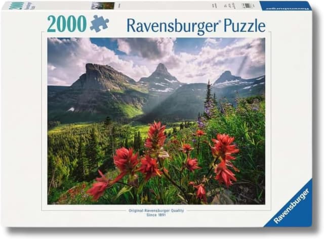Detalle de Ravensburger Puzzle 2000 Pezzi “Montagne da Sogno” (98 x 75 cm) – Puzzle per adulti +14 anni