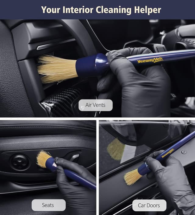 Detalle 2 de YeewayVeh detailing brush set 3 pack