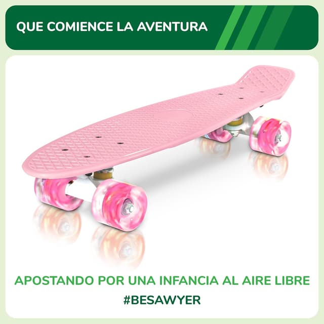 Thumbnail 1 de Sawyer Bikes - Skateboard LED para Niños y Adolescentes 🛹