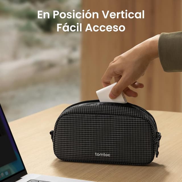 Detalle 2 de tomtoc Light-T12 organizador de cables 23,5 cm