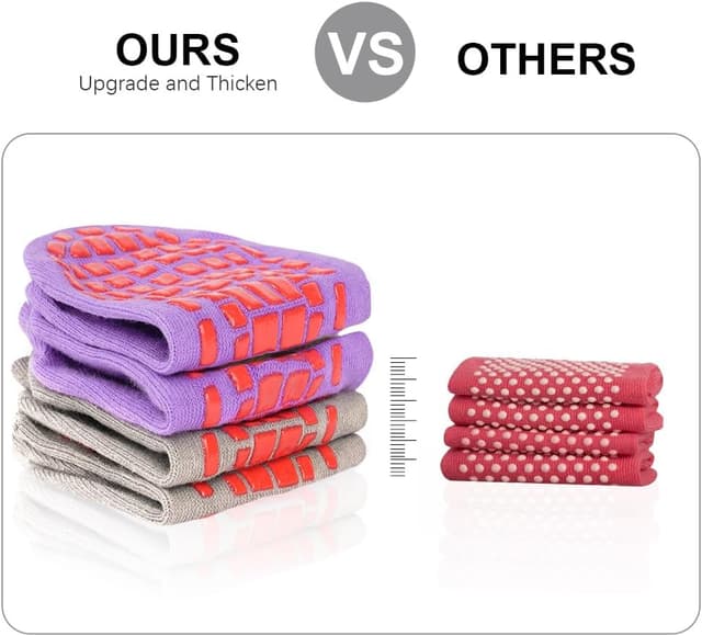 Detalle 2 de flintronic Calcetines de yoga 4 pares antideslizantes