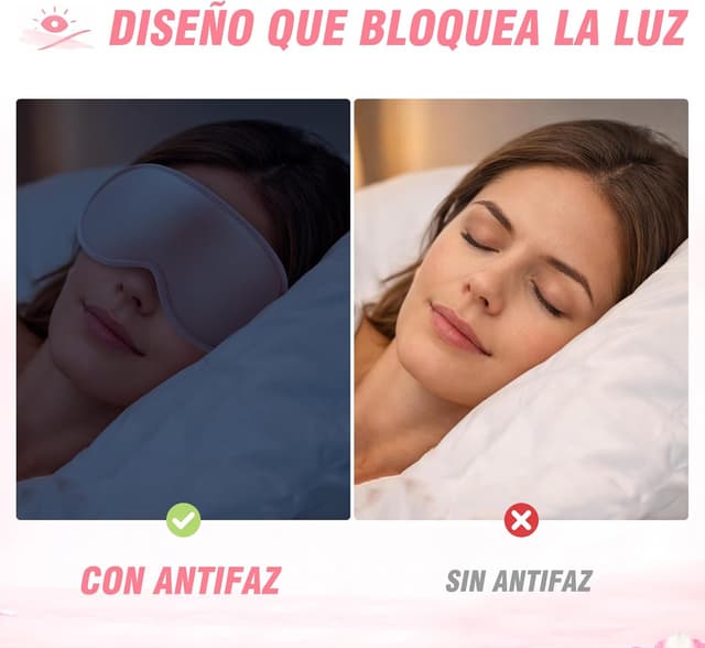 Thumbnail 3 de GRIFEMA GH03-1 Antifaz 3D Rosa para dormir