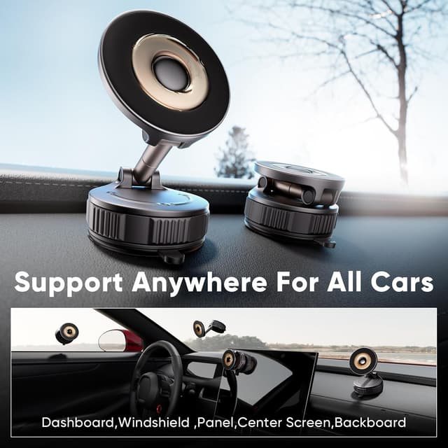 Thumbnail 1 de iPhone 17 Pro Max MagSafe Car Phone Holder 360°