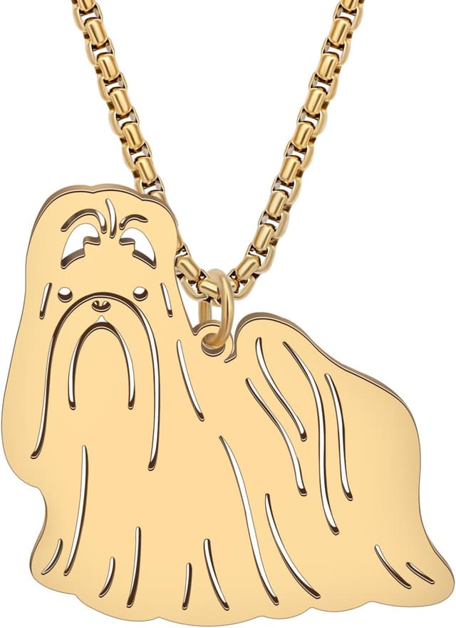 Thumbnail 6 de BAMAY Edelstahl-Halskette mit Welpe-Anhänger – niedlicher Hundeschmuck für Damen & Mädchen