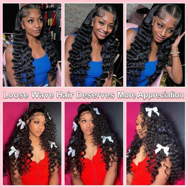 Thumbnail 6 de 28 Inch Loose Wave Lace Front Wig