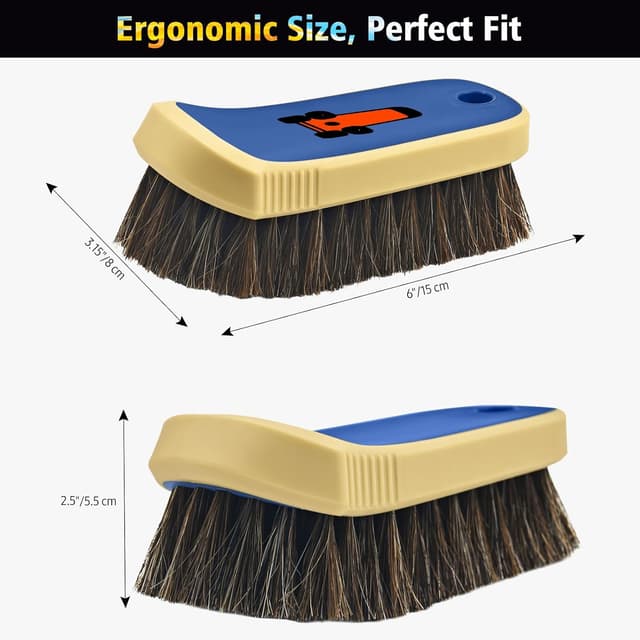 Thumbnail 6 de YeewayVeh Horse Hair Leather Cleaning Brush