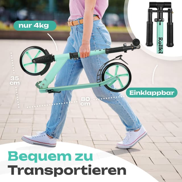Detalle 2 de Rollkönig Scooter für Kinder ab 5 Jahren