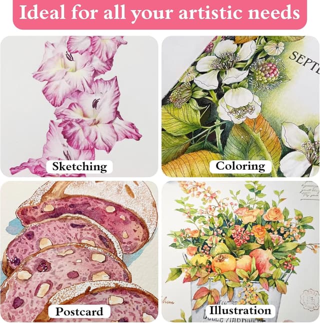 Detalle de Surcotto watercolour pencils 24-colour set