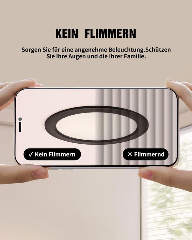 Detalle de Grebeam 6er LED Deckenleuchte IP44 16 W