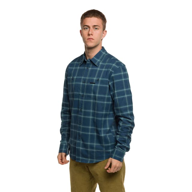 Detalle de Trangoworld Zernez Camisa hombre algodón 54%