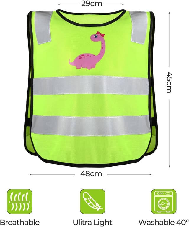 Thumbnail 4 de Kinder Warnweste Hoiloie 2er Set 350 m