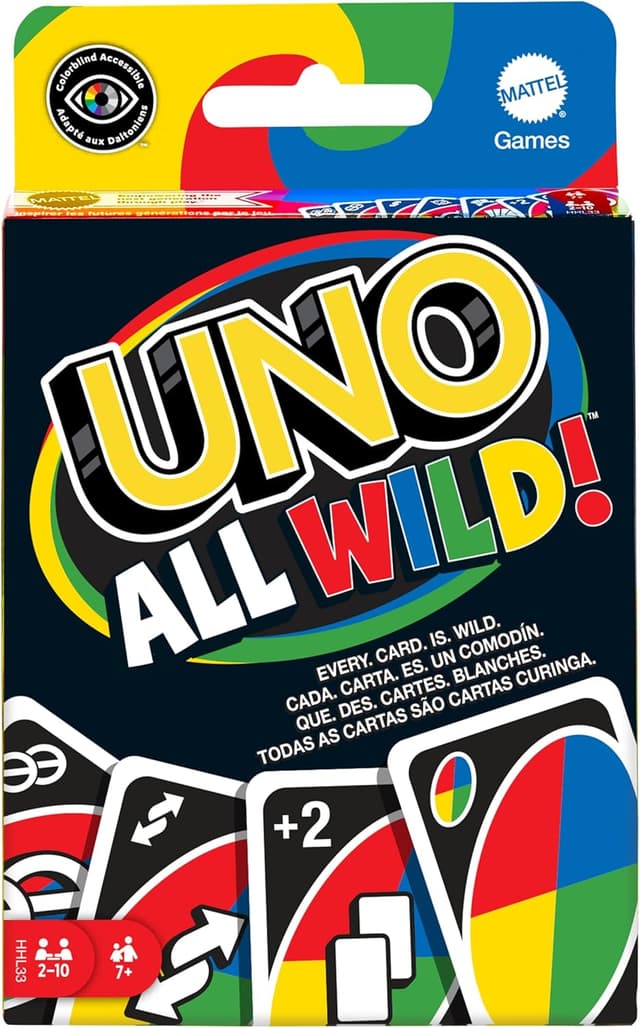 Imagen de Mattel Games UNO All Wild 7+ 🎲 en OfertitasTOP