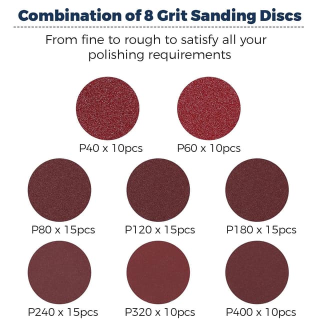 Thumbnail 1 de Sinand Schleifscheiben 125 mm 100 Stück