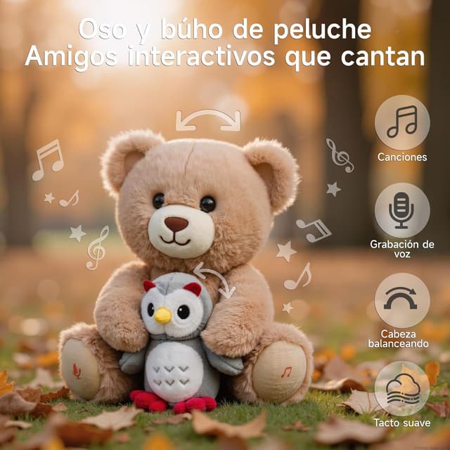 Detalle 2 de eJog Pup Oso Peluche Musical