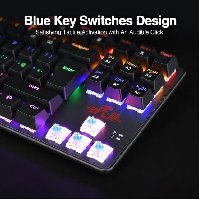 Detalle 2 de Rii RK908 80% Mechanical Keyboard