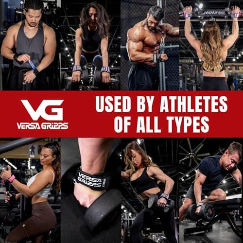 Thumbnail 5 de Versa Gripps Pro wrist straps for weightlifting