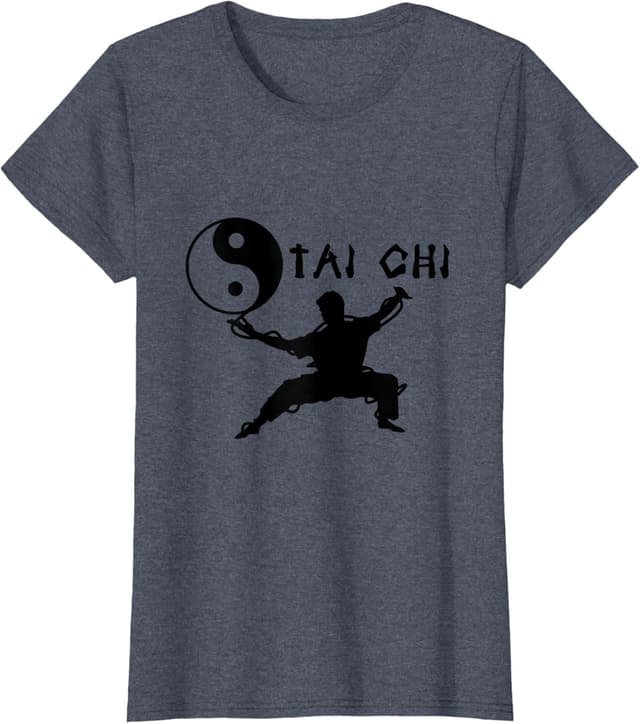 Detalle de Maglietta Tai Chi e Qi Gong con taglio classico, leggera e maniche doppie cuciture