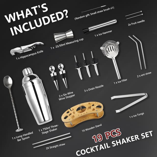 Thumbnail 2 de Kit Leseed shaker 19 pièces 🥃