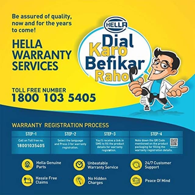 Detalle de HELLA 2Ab 004 532-061 lampe de lecture halogène 12V 6,0W T4W (montage en saillie)