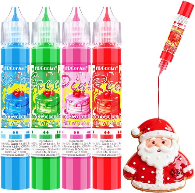 Thumbnail 6 de Food Colouring Liquid Set (14 colours x 20ml) – Vivid vegan food-grade dye for baking, icing & DIY