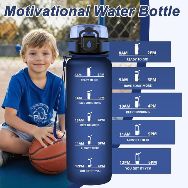 Thumbnail 3 de JAPORIA Borraccia 500 ml con filtro e indicatore tempo 🚰