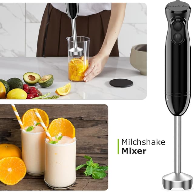 Detalle de Bonsenkitchen Stabmixer 1000 W 3 in 1