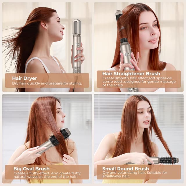 Thumbnail 2 de 6 in 1 Hairstyler 1000w Rundbürstenföhn