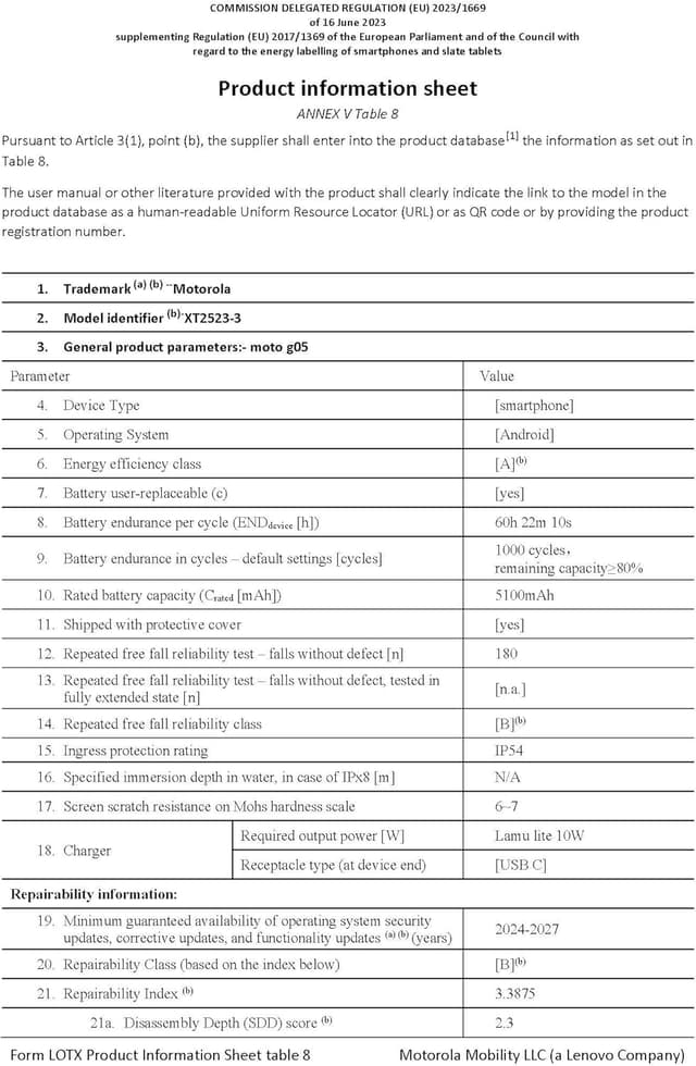 Thumbnail 6 de Moto G05 24GB 256GB Azul con Cámara 50 MP y Batería 5200 mAh 🚀