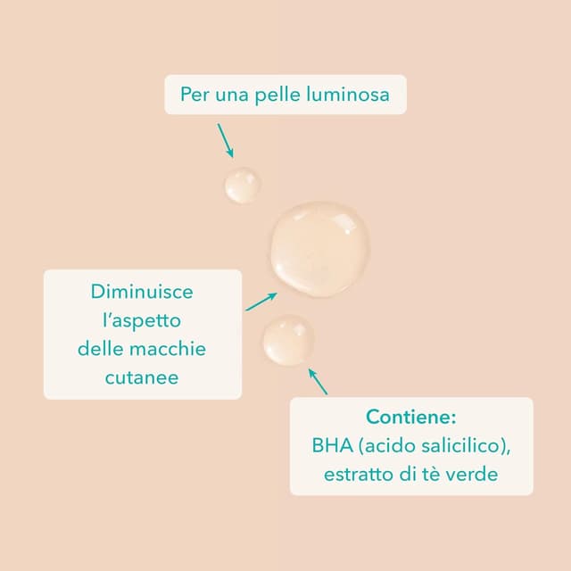 Detalle 2 de colibri skincare 2% BHA Peeling viso chimico al 2% di acido salicilico (100 ml)
