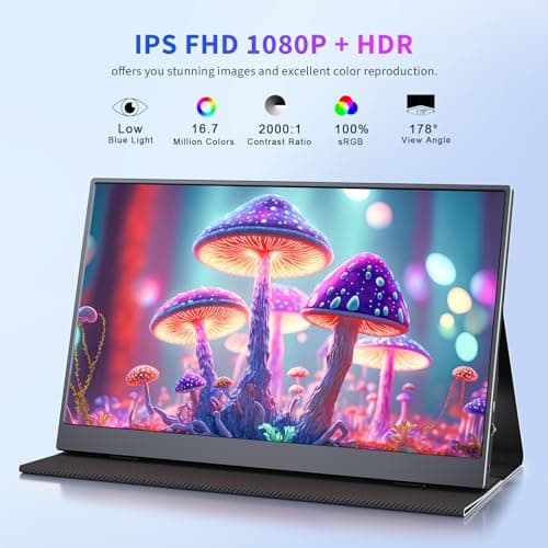 Thumbnail 1 de MOMODS Monitor Portátil 15.6" IPS FHD 🎮, HDMI/USB-C