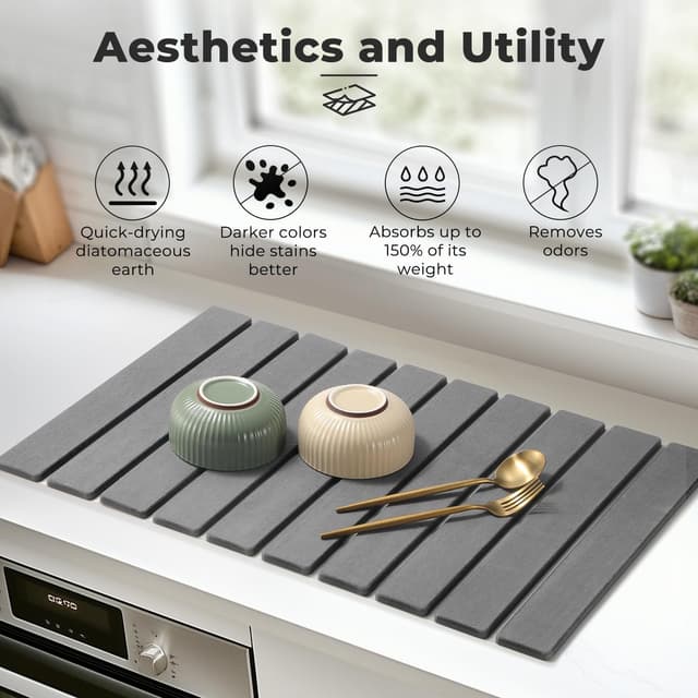 Detalle 2 de Ostyel Alfombrilla de goteo 60×40 cm 🍴