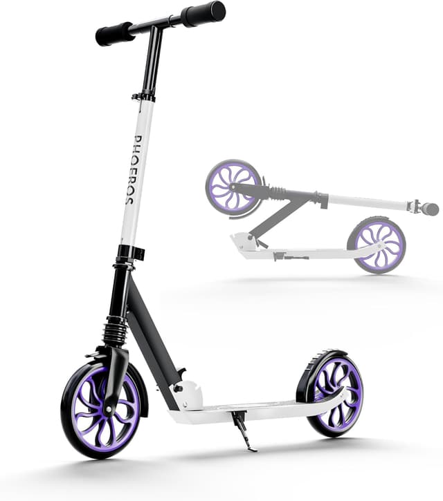 Imagen de PHOEROS Tretroller Leichter Cityroller 200mm Räder en OfertitasTOP
