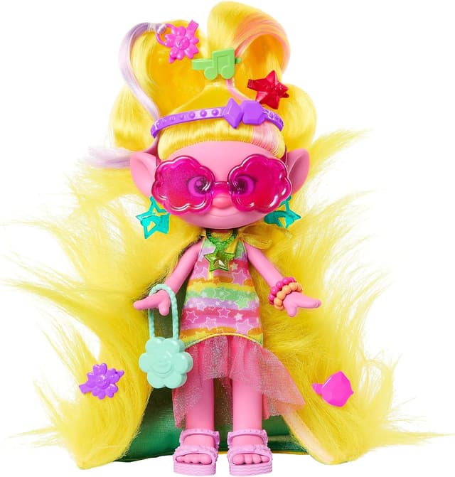 Thumbnail 6 de Mattel Trolls Poppy 15 accessoires