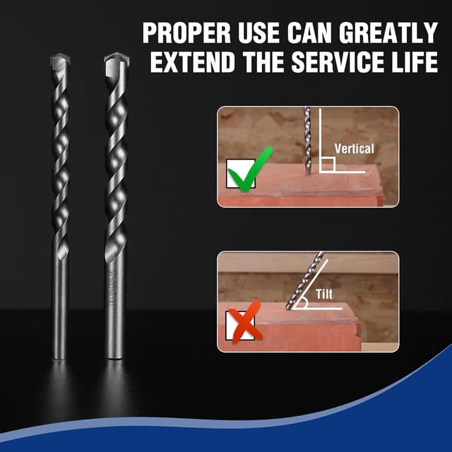 Thumbnail 6 de WORKPRO 15 Piezas Juego de Brocas para mampostería