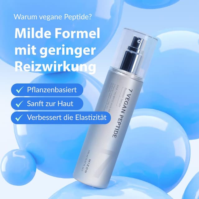 Detalle 2 de MIZON 7 Vegan Peptide Serum 150 ml 💧
