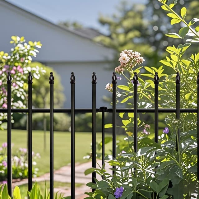 Detalle 2 de Thealyn Metal Garden Fence 91 cm high, 3.5 m long