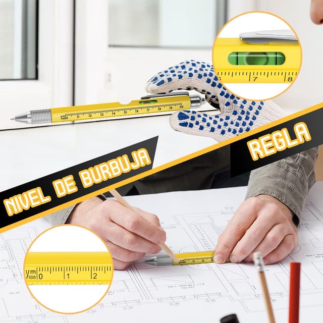 Thumbnail 4 de Maqhpu Bolígrafo multiherramienta 9 en 1