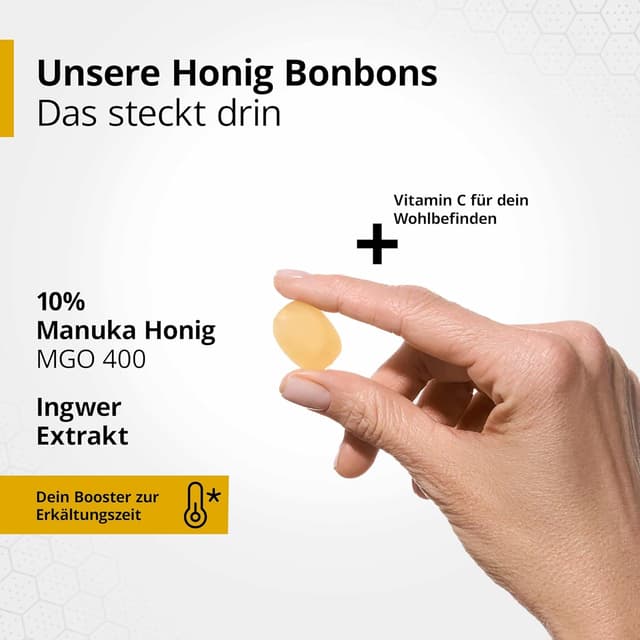 Detalle 2 de maorika Manuka Honig Bonbons MGO 400+