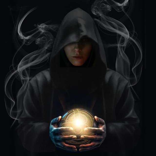 Detalle 2 de AOOWU Jedi Black Cape – deep-hooded black cloak for adult cosplay, vampire & party costumes